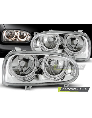 Fari Anteriori Angel Eyes per Volkswagen Golf 3 09/1991-08/1997 (Cod. TT-LPVW01)