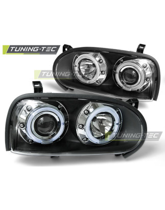 Fari Anteriori Angel Eyes per Volkswagen Golf 3 09/1991-08/1997 (Cod. TT-LPVW10)