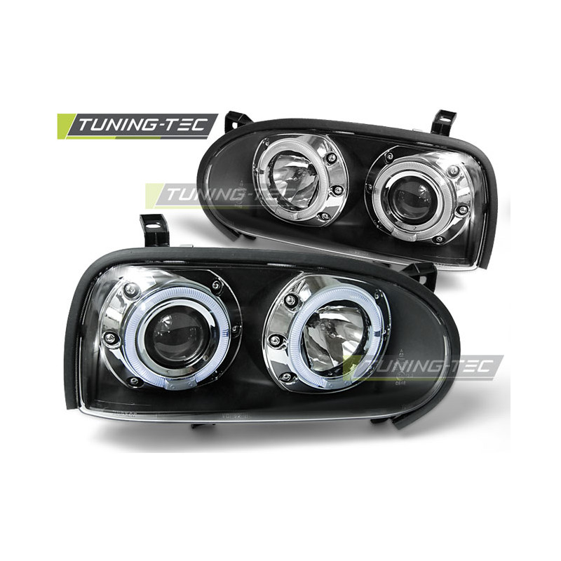 Fari Anteriori Angel Eyes per Volkswagen Golf 3 09/1991-08/1997 (Cod. TT-LPVW10)