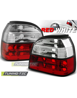 Fanali Posteriori Rosso/bianco per Volkswagen Golf 3 09/1991-08/1997 (Cod. TT-LTVW53)