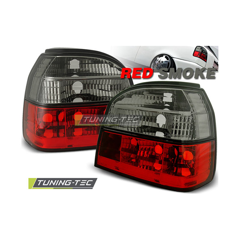 Fanali Posteriori Rosso Fumé per Volkswagen Golf 3 09/1991-08/1997 (Cod. TT-LTVW41)