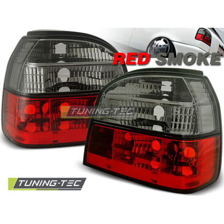 Fanali Posteriori Rosso Fumé per Volkswagen Golf 3 09/1991-08/1997 (Cod. TT-LTVW41)