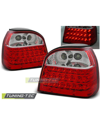 Fanali Posteriori LED Rosso/bianco per Volkswagen Golf 3 09/1991-08/1997 (Cod. TT-LDVW10)