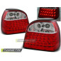 Fanali Posteriori LED Rosso/bianco per Volkswagen Golf 3 09/1991-08/1997 (Cod. TT-LDVW10)