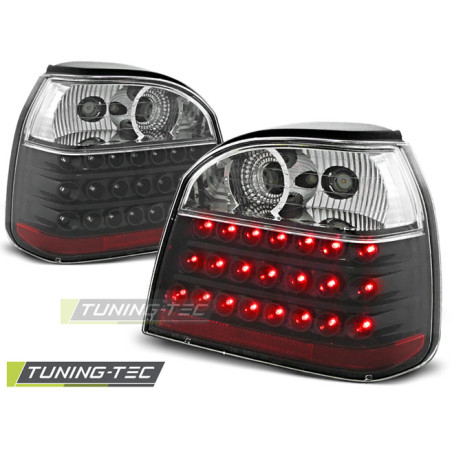 Fanali Posteriori LED Nero per Volkswagen Golf 3 09/1991-08/1997 (Cod. TT-LDVW11)