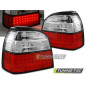 Fanali Posteriori LED Rosso/bianco per Volkswagen Golf 3 09/1991-08/1997 (Cod. TT-LDVW35)