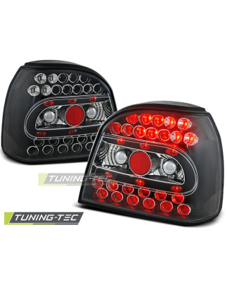 Fanali Posteriori LED Nero per Volkswagen Golf 3 09/1991-08/1997 (Cod. TT-LDVW14)