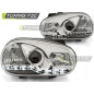 Fari Anteriori Luci Diurne Cromato per Volkswagen Golf 4 09/1997-09/0 (Cod. TT-LPVW85)