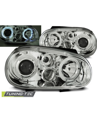 Fari Anteriori Angel Eyes per Volkswagen Golf 4 09/1997-09/2003 (Cod. TT-LPVW65)