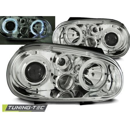 Fari Anteriori Angel Eyes per Volkswagen Golf 4 09/1997-09/2003 (Cod. TT-LPVW65)