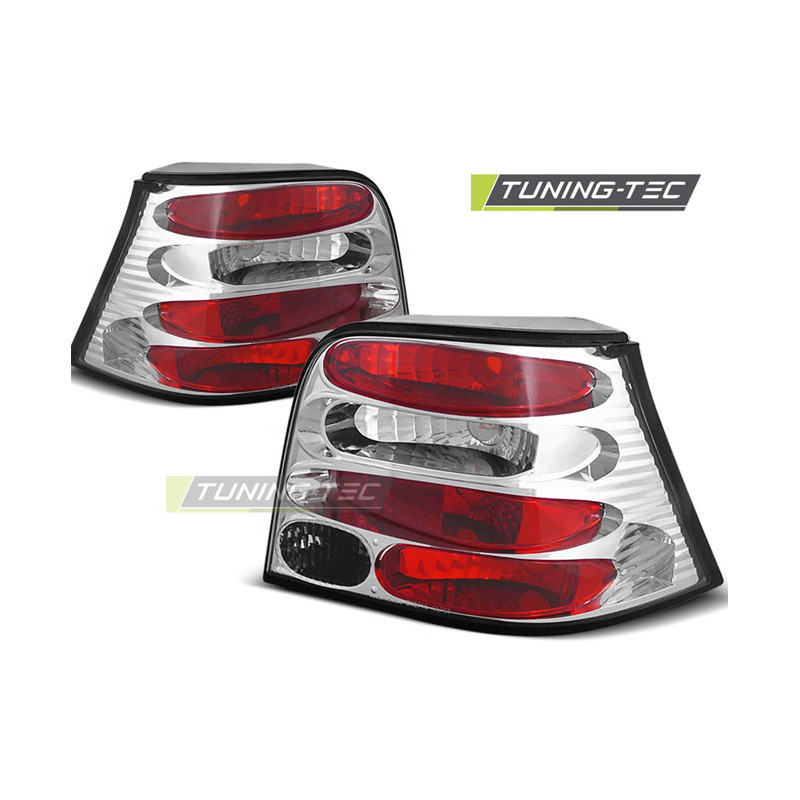 Fanali Posteriori Cromato per Volkswagen Golf 4 09/1997-09/2003 (Cod. TT-LTVW49)