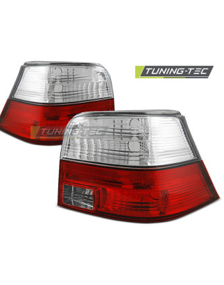 Fanali Posteriori Rosso/bianco per Volkswagen Golf 4 09/1997-09/2003 (Cod. TT-LTVW82)