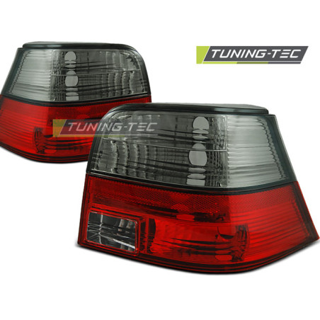 Fanali Posteriori Rosso Fumé per Volkswagen Golf 4 09/1997-09/2003 (Cod. TT-LTVW85)