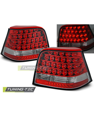 Fanali Posteriori LED Rosso/bianco per Volkswagen Golf 4 09/1997-09/2003 (Cod. TT-LDVW21)
