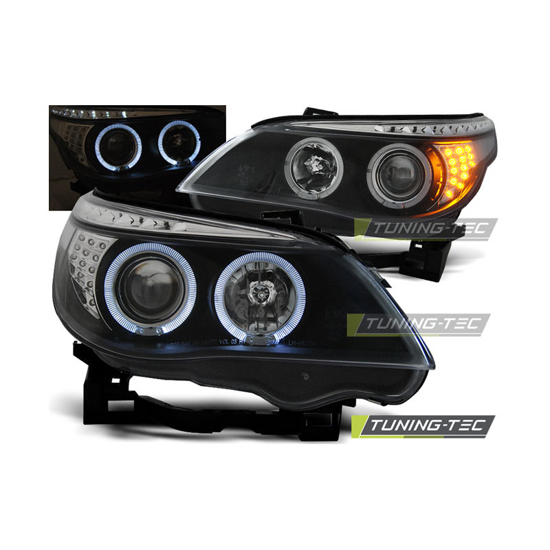 Fari Anteriori Angel Eyes per BMW E60/E61 2003-2007 (Cod. TT-LPBM94)