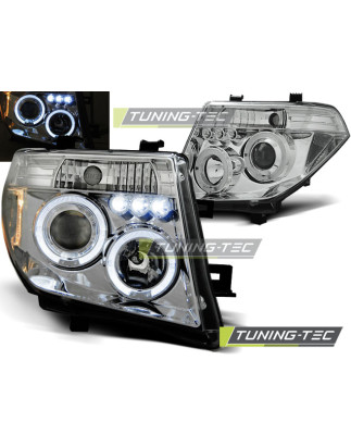 Fari Anteriori Angel Eyes per Nissan Navara D40/PATHFINDER 2005-2010 (Cod. TT-LPNI05)