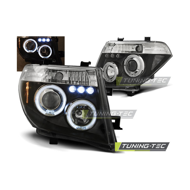 Fari Anteriori Angel Eyes per Nissan Navara D40/PATHFINDER 2005-2010 (Cod. TT-LPNI06)