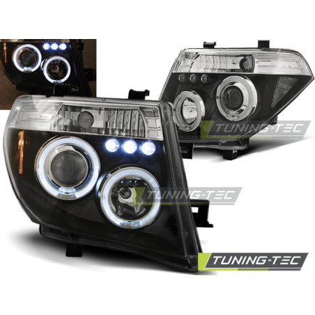 Fari Anteriori Angel Eyes per Nissan Navara D40/PATHFINDER 2005-2010 (Cod. TT-LPNI06)