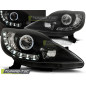 Fari Anteriori con Luci Diurne Luci Diurne Nero per Peugeot 107 2005-2011 (Cod. TT-LPPE25)