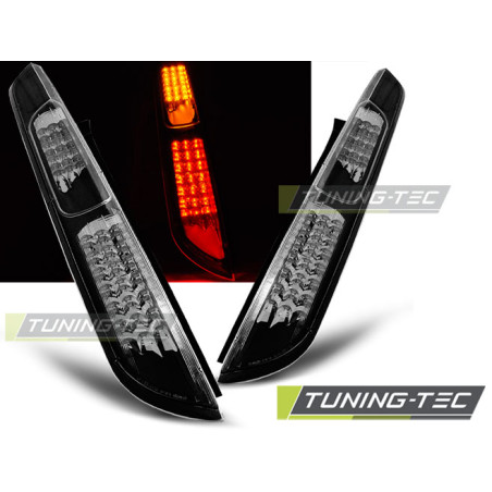 Fanali Posteriori LED LED Nero per Ford Focus Mk2 Hb 09/2004-2008 (Cod. TT-LDFO26)