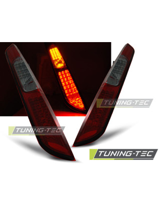 Fanali Posteriori LED Rosso Fumé per Ford Focus Mk2 Hb 09/2004-2008 (Cod. TT-LDFO28)