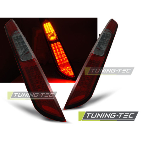 Fanali Posteriori LED Rosso Fumé per Ford Focus Mk2 Hb 2008-2010 (Cod. TT-LDFO33)