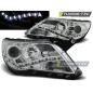 Fari Anteriori Luci Diurne Cromato per Volkswagen Tiguan 10/2007-2011 (Cod. TT-LPVWF2)