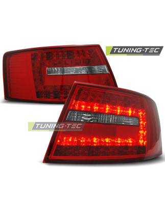 Fanali Posteriori LED Rosso/bianco per Audi A6 C6 04/2004-2008 (Cod. TT-LDAU73)