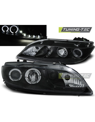 Fari Anteriori con Luci Diurne Luci Diurne Nero per Mazda 6 08/2002-08/2007 (Cod. TT-LPMA04)