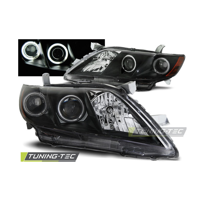 Fari Anteriori Angel Eyes per Toyota Camry 6 Xv40 2006-2009 (Cod. TT-LPTO10)