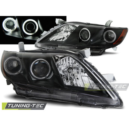 Fari Anteriori Angel Eyes per Toyota Camry 6 Xv40 2006-2009 (Cod. TT-LPTO10)