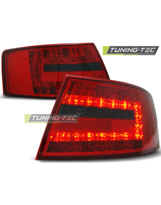 Fanali Posteriori LED Rosso Fumé per Audi A6 C6 04/2004-2008 (Cod. TT-LDAU74)