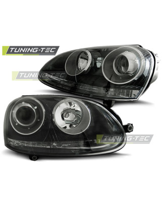 Fari Anteriori Nero per Volkswagen Golf 5 10/2003-2009 (Cod. TT-LPVW19)