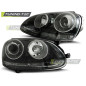 Fari Anteriori Nero per Volkswagen Golf 5 10/2003-2009 (Cod. TT-LPVW19)