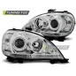 Fari Anteriori Cromato per Mercedes-Benz W163 Ml Classe M 09/2001-2005 (Cod. TT-LPME50)