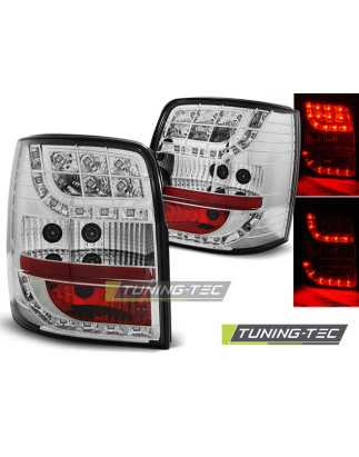 Fanali Posteriori LED Cromato per Volkswagen Passat 3BG Variant 2000-2004 (Cod. TT-LDVW81)