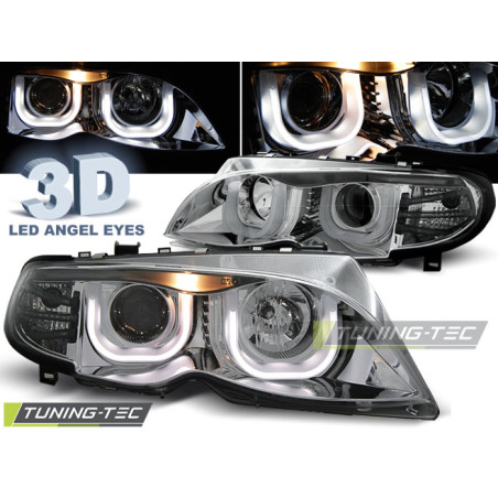 Fari Anteriori Angel Eyes per BMW E46 S/t 09/2001-03/2005 (Cod. TT-LPBM95)