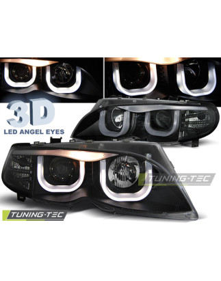 Fari Anteriori Angel Eyes per BMW E46 S/t 09/2001-03/2005 (Cod. TT-LPBM96)