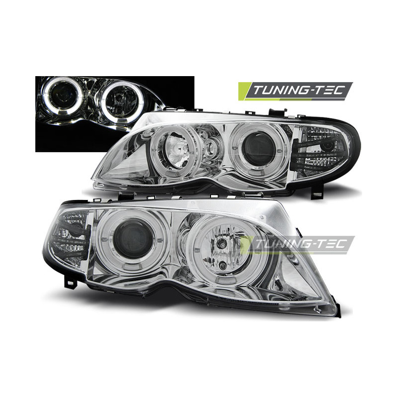 Fari Anteriori Angel Eyes per BMW E46 09/2001-03/2005 (Cod. TT-LPBM99)