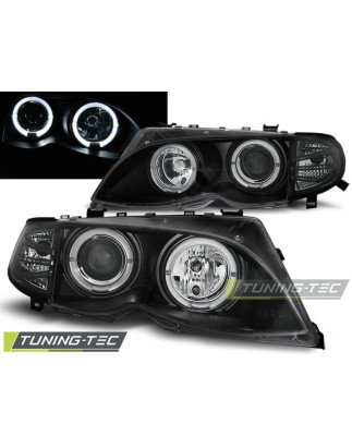 Fari Anteriori Angel Eyes per BMW E46 09/2001-03/2005 (Cod. TT-LPBMA0)