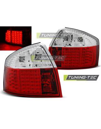 Fanali Posteriori LED Rosso/bianco per Audi A4 10/2000-10/2004 (Cod. TT-LDAU79)