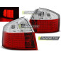 Fanali Posteriori LED Rosso/bianco per Audi A4 10/2000-10/2004 (Cod. TT-LDAU79)