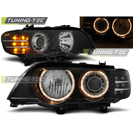 Fari Anteriori Angel Eyes per BMW X5 E53 09/1999-10/2003 (Cod. TT-LPBMB5)