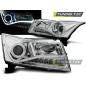 Fari Anteriori con Luci Diurne Luci Diurne Cromato per Chevrolet Cruze 2009-2012 (Cod. TT-LPCT03) Fari Anteriori con Luci Diurne Luci Diurne Cromato per Chevrolet Cruze 2009-2012 (Cod. TT-LPCT03)