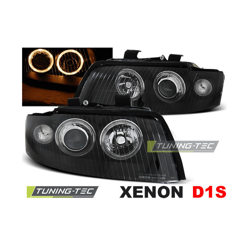 Fari Anteriori Angel Eyes per Audi A4 10/2000-10/2004 (Cod. TT-LPAU60) Fari Anteriori Angel Eyes per Audi A4 10/2000-10/2004 (Cod. TT-LPAU60)