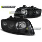 Fari Anteriori Nero per Audi A4 B6 10/2000-10/2004 (Cod. TT-LPAU55)