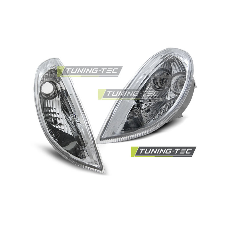 Indicatori Anteriori Cromato per Mercedes-Benz R170 Slk 04/1996-2004 (Cod. TT-KPME07)