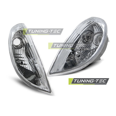 Indicatori Anteriori Cromato per Mercedes-Benz R170 Slk 04/1996-2004 (Cod. TT-KPME07)