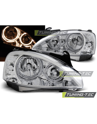 Fari Anteriori Angel Eyes per Opel Corsa C 11/2000-09/2006 (Cod. TT-LPOP92)
