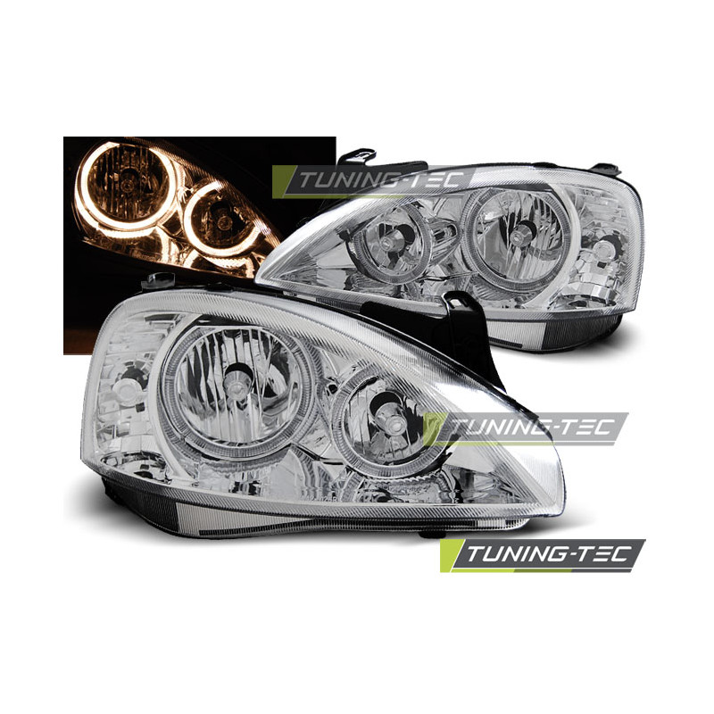 Fari Anteriori Angel Eyes per Opel Corsa C 11/2000-09/2006 (Cod. TT-LPOP92)